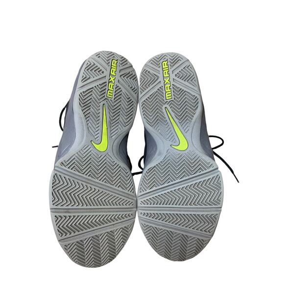 Nike Stutter Men's Step Style 2 AIRMAX High Top Sneakers Shoes 10.5 Gray Yellow - Picture 6 of 12